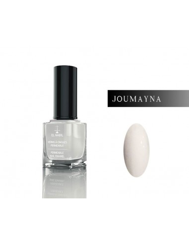 Permeable white nail polish "Joumeyna"